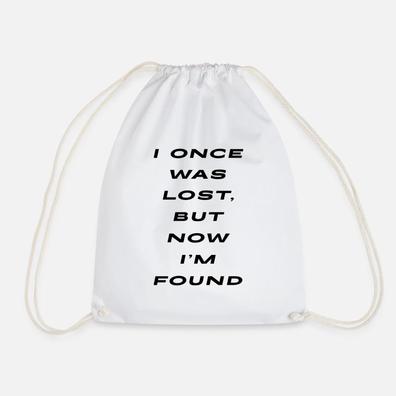 I once was lost - Turnbeutel - Weiß