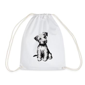 Hundehalter Geschenk Hund Labrador Haustier Hunde - Turnbeutel - Weiß - Vorne