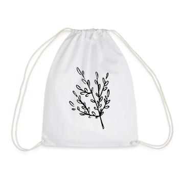 Flower Flower Plant - Sac de sport léger - blanc - Devant