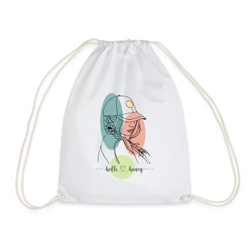 Hello honey minimalist art - Sac de sport léger - blanc - Devant