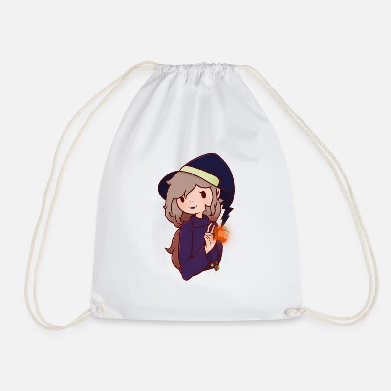 Chibi Witchy Freya - Turnbeutel - Weiß