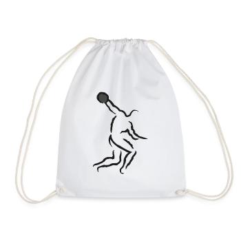 Lancement de disque - Sac de sport léger - blanc - Devant