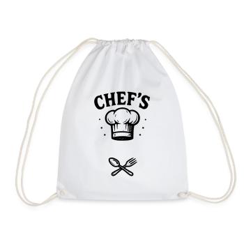 Chef et ton PRENOM - 2 - Sac de sport léger - blanc - Devant