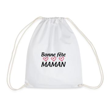 Bonne Fête Maman - Sac de sport léger - blanc - Devant