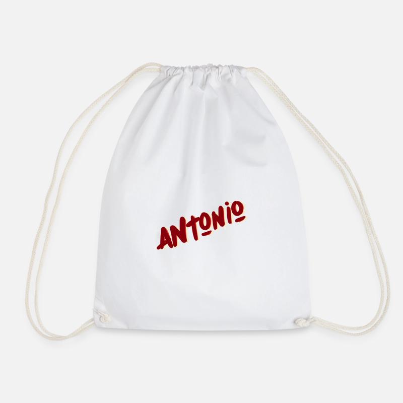 Antonio - Drawstring Bag - white