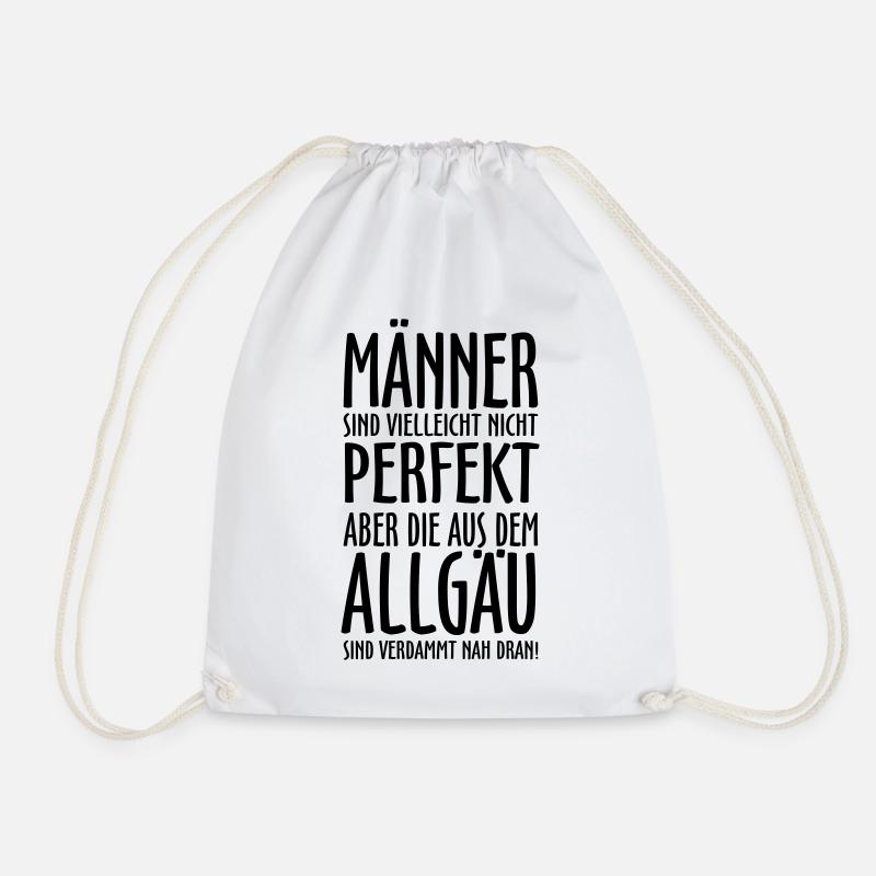 Männer aus dem Allgäu - Turnbeutel - Weiß