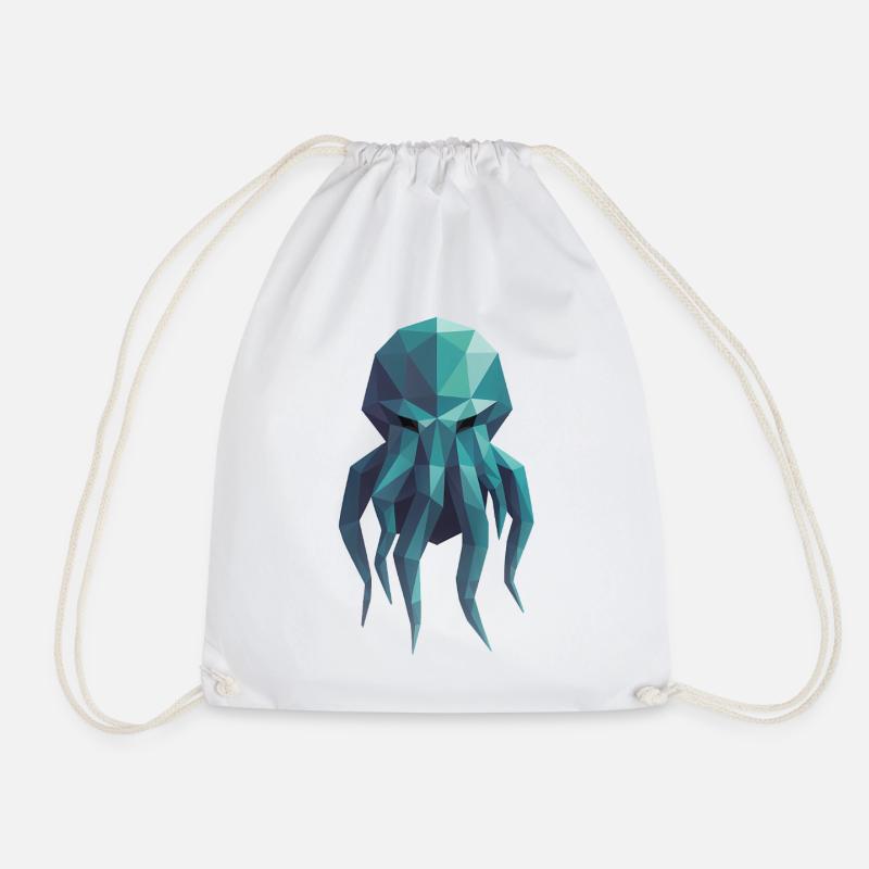 C'thulhu - Cooles Lovecraft Logo - Turnbeutel - Weiß