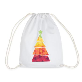 Christmas Tree - Weihnachtsbaum - Weihnachten - Drawstring Bag - white - Front