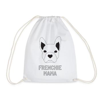 frenchie mama - Turnbeutel - Weiß - Vorne