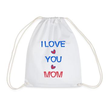 MAMA. MAMA. MUTTERTAG. ALLES GUTE ZUM GEBURTSTAG DER MUTTER - Turnbeutel - Weiß - Vorne