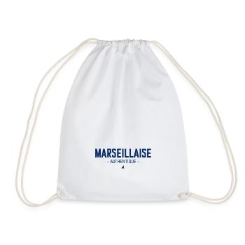 Marseillaise authentique - Sac de sport léger - blanc - Devant