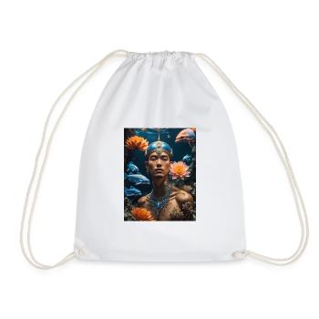 Lord of the Ocean - Drawstring Bag - white - Front