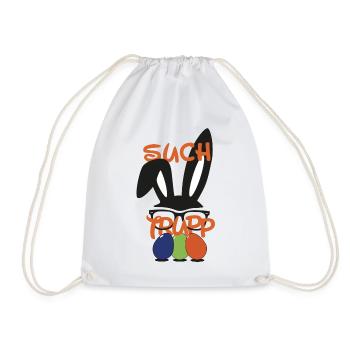 "Hoppy Easterland" - Search Squad - Drawstring Bag - white - Front