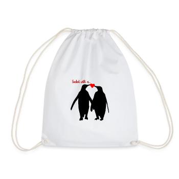 Pingouin - Sac de sport léger - blanc - Devant
