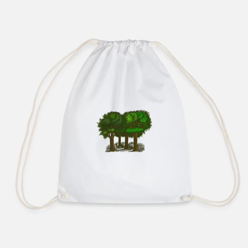 forêt - Sac de sport léger - blanc
