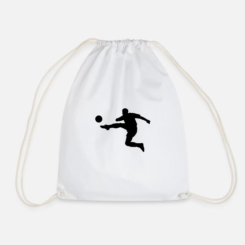 Soccer - Drawstring Bag - white