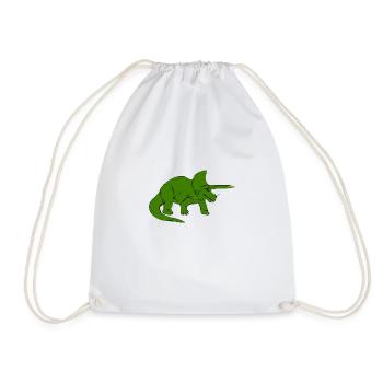 dinosaure - Sac de sport léger - blanc - Devant