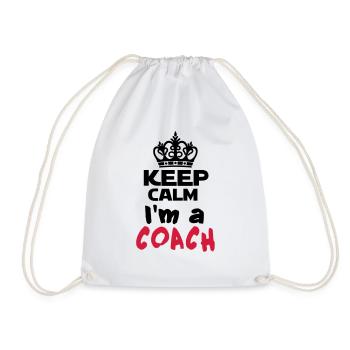 i'm a coach 2 - Sac de sport léger - blanc - Devant