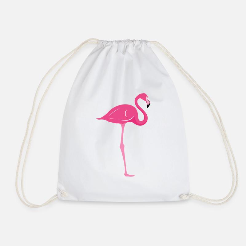 Flamingo - Turnbeutel - Weiß