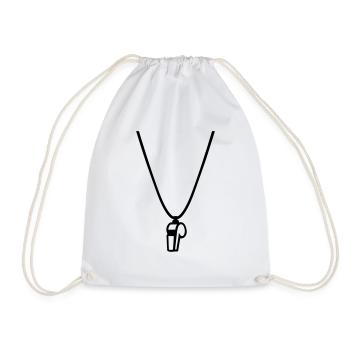 Thunderer whistle - Drawstring Bag - white - Front