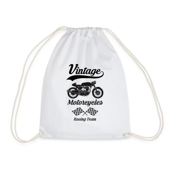 vintage motorcycles team 07 - Sac de sport léger - blanc - Devant