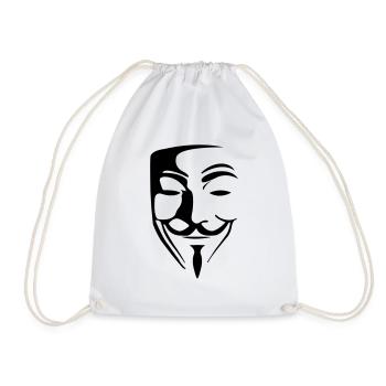 anonymous_003 - Turnbeutel - Weiß - Vorne
