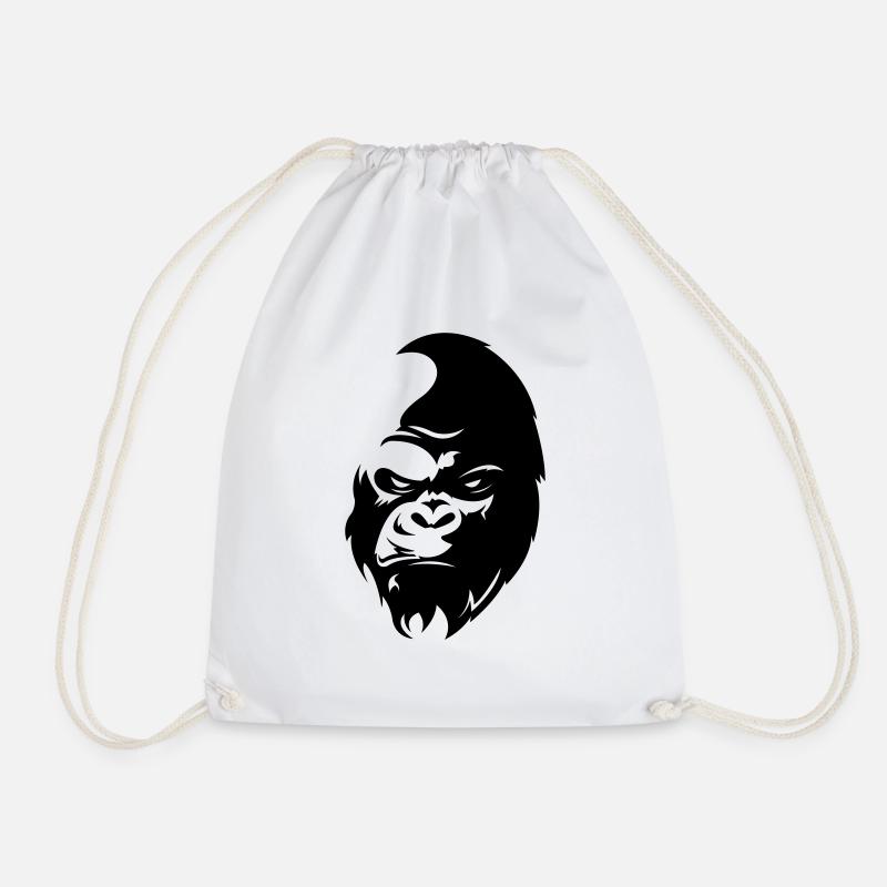 gorilla - Turnbeutel - Weiß