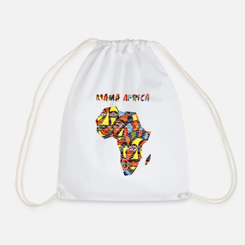 Mama Afrika - Turnbeutel - Weiß