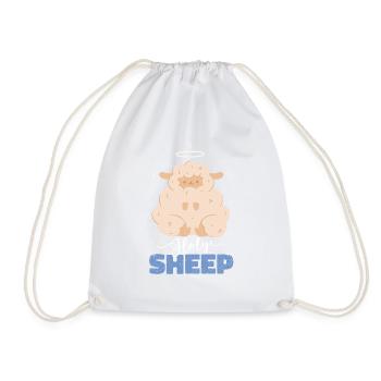 Holy Sheep! Süßes Schaf! - Turnbeutel - Weiß - Vorne