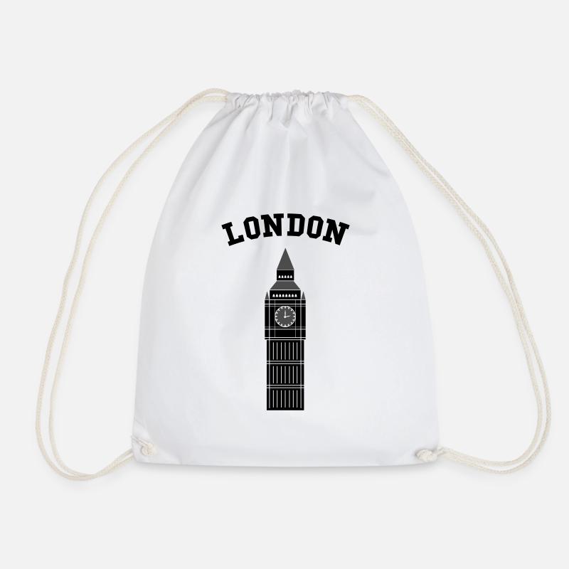 London Big Ben - Turnbeutel - Weiß
