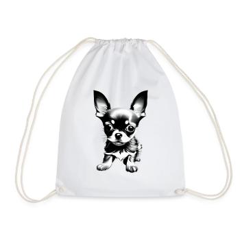 Dogs Chihuahua Dog Chihuahua Puppy Dog Owners - Drawstring Bag - white - Front