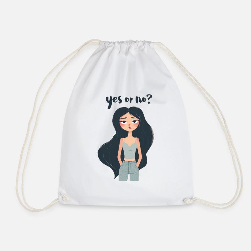 Oui ou Non? - Sac de sport léger - blanc