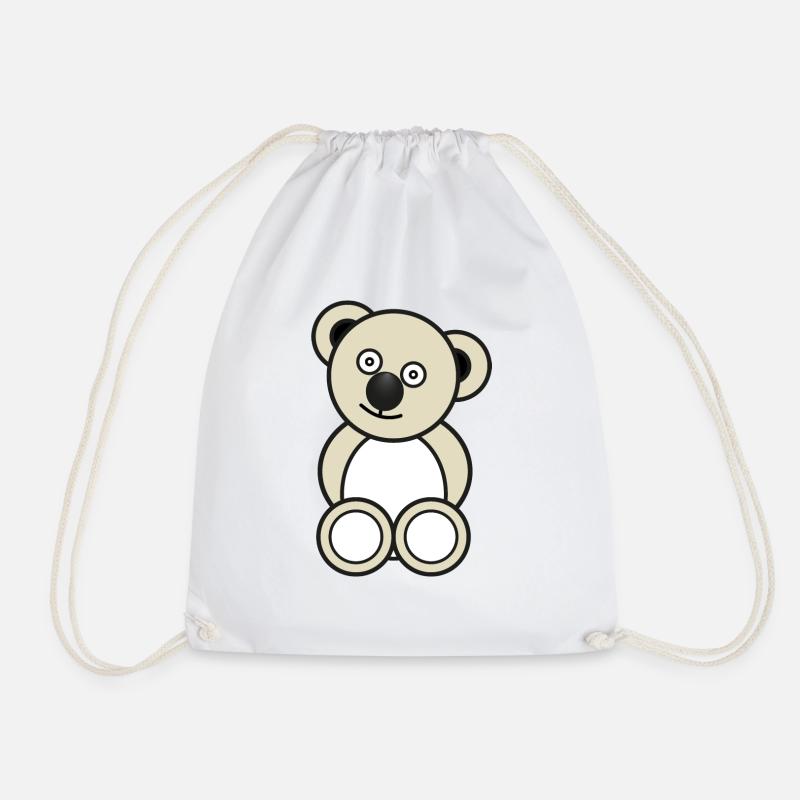 Cute Bear has something for you - Turnbeutel - Weiß