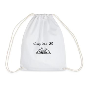 chapitre 30 Anniversaire - Sac de sport léger - blanc - Devant