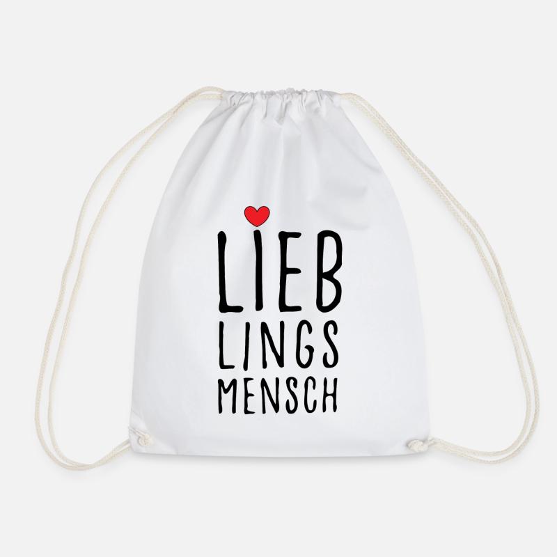Lieblingsmensch - Turnbeutel - Weiß