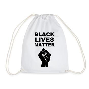 Black Lives Matter - Drawstring Bag - white - Front
