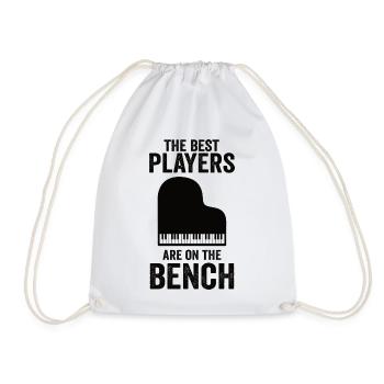 Les meilleurs joueurs Pianiste Pianiste - Sac de sport léger - blanc - Devant