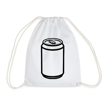Canette de soda - Sac de sport léger - blanc - Devant