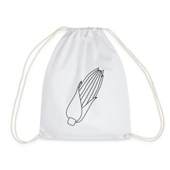Corn - Drawstring Bag - white - Front