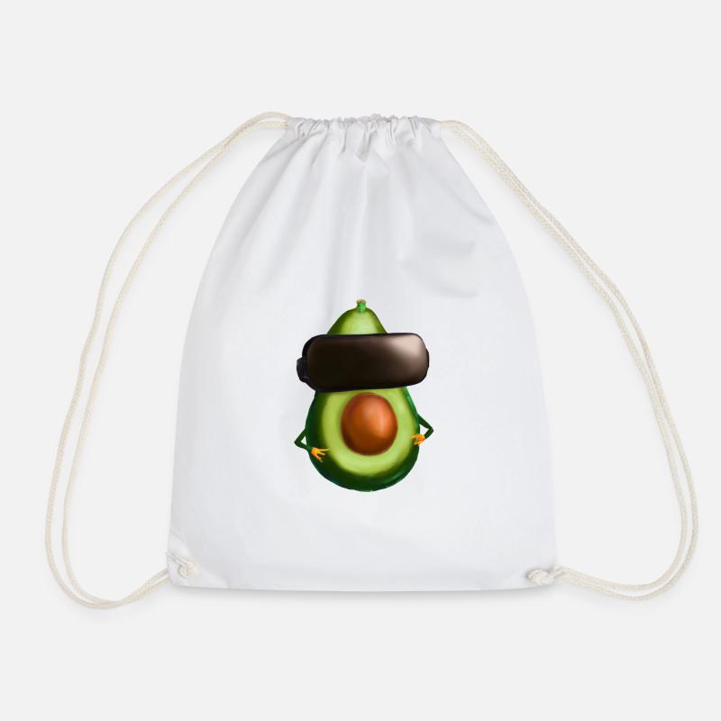 Avocado _ 01 - Turnbeutel - Weiß