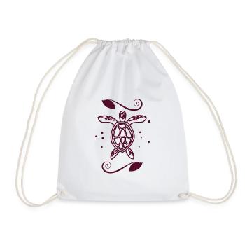 Tortue / Reptile - Reptile - Sac de sport léger - blanc - Devant