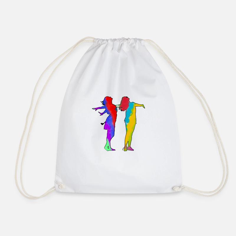 Unity - Drawstring Bag - white