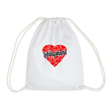 favorite Mom - Drawstring Bag - white - Front