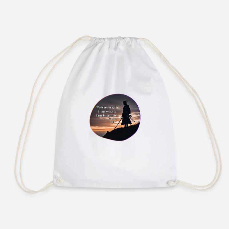 I'm Shogun - Drawstring Bag - white