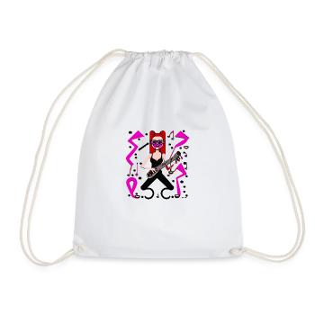 Fille de la musique - Sac de sport léger - blanc - Devant