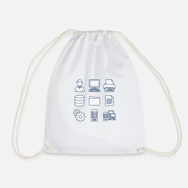 Computer Icons - Turnbeutel - Weiß