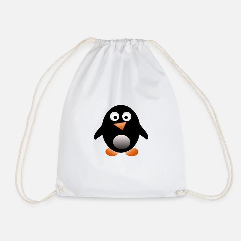 penguin - Turnbeutel - Weiß