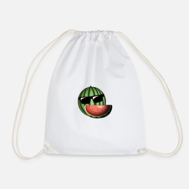 Wassermelone - Turnbeutel - Weiß
