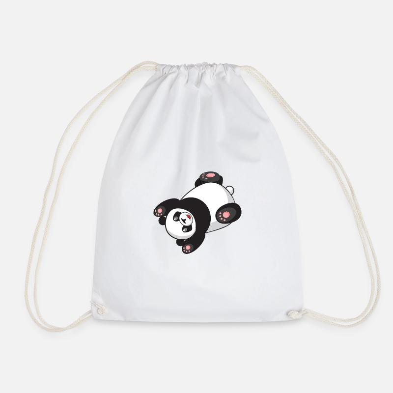Süsser Panda - Turnbeutel - Weiß