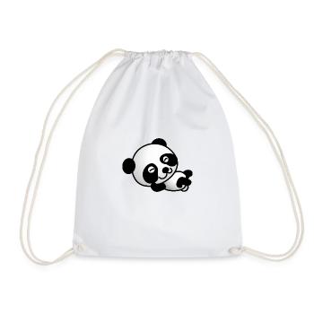 doux Panda - Sac de sport léger - blanc - Devant